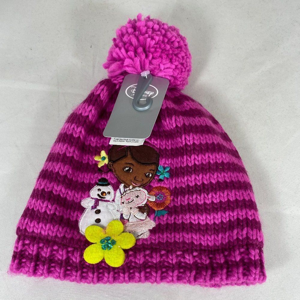 Disney Doc McStuffins Knit Hat for Girls Size M/L